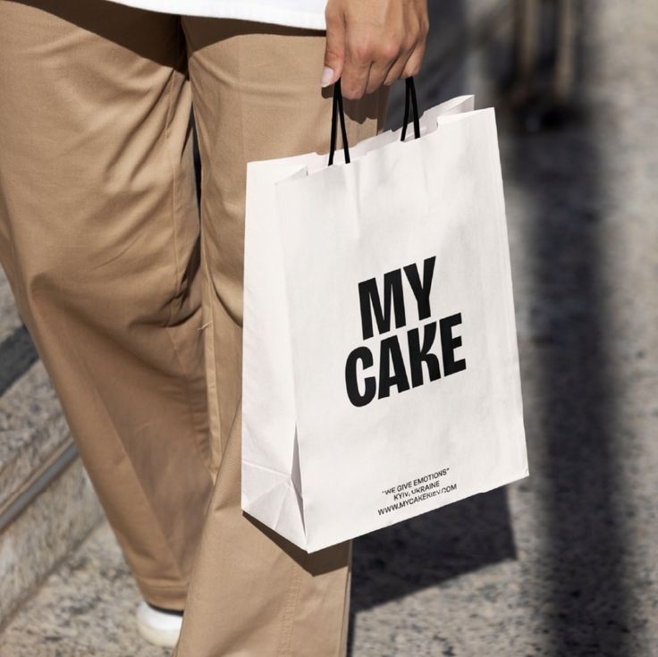 Custom Twisted Handle White Paper Bags Wholesale - Packett