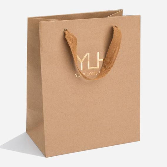 Custom Kraft Gift Bags 100 pcs - Packett