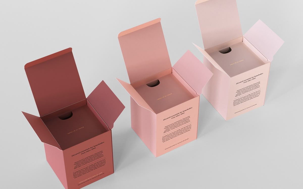 Custom Candle Packaging - Packett