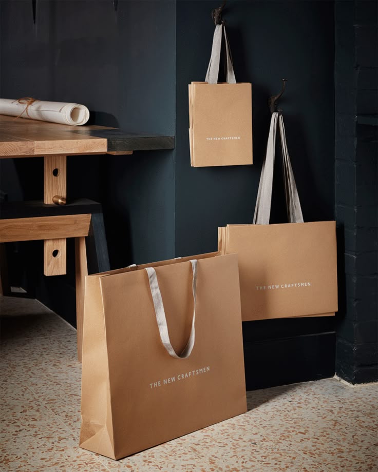 Custom Kraft Gift Bags 100 pcs - Packett