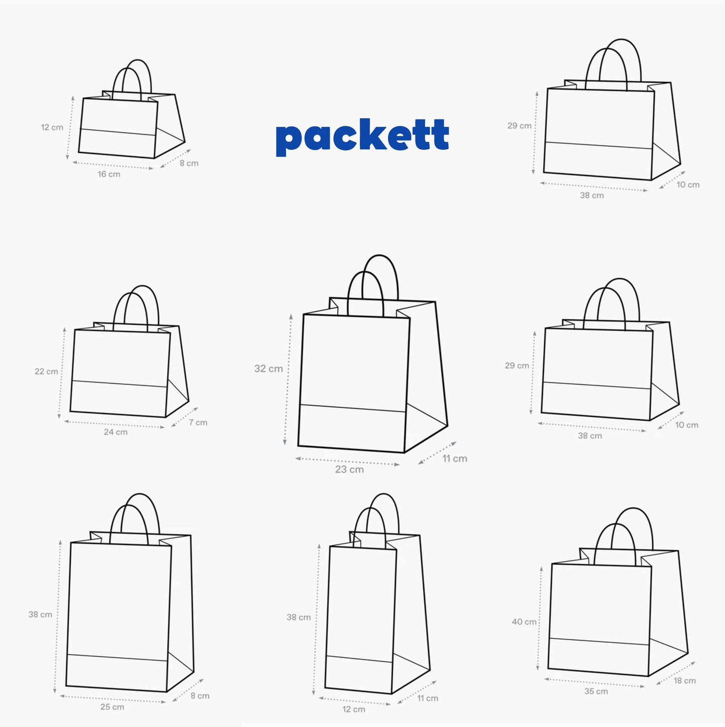Custom Paper Carrier Bag With Ribbon Handle - Packett