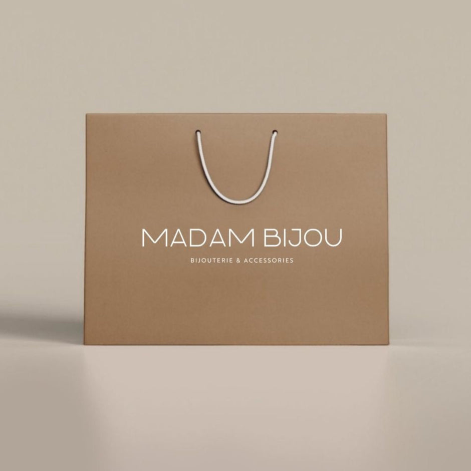 Custom Paper Carrier Bag With Rope Handle 100 pcs