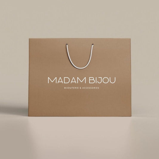 Custom Paper Carrier Bag With Rope Handle 100 pcs